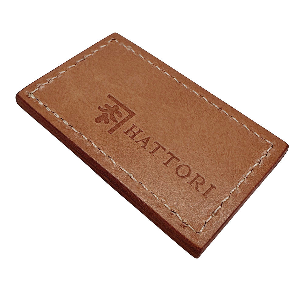【受注生産受付中】オールレザー飾り駒「王将」サイズ小(彫り師 亘山)