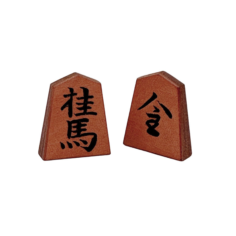 【受注生産受付中】オールレザー「本格牛革将棋駒」セット（彫り師 亘山）